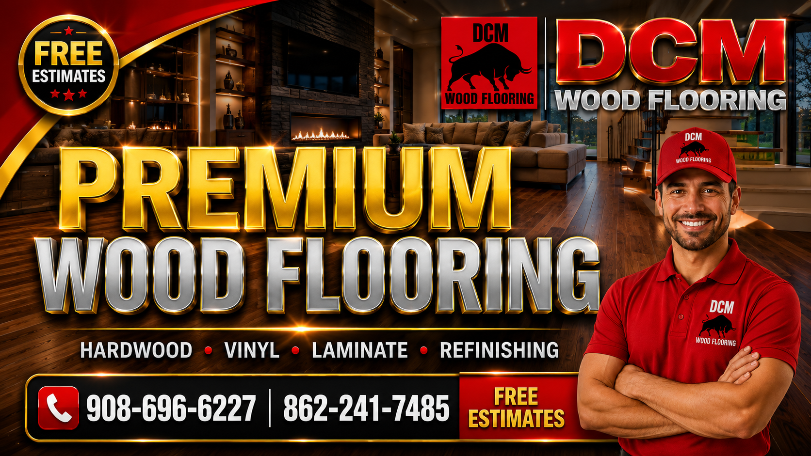 DCM Wood Flooring — Premium Hardwood, Vinyl, Laminate & Refinishing